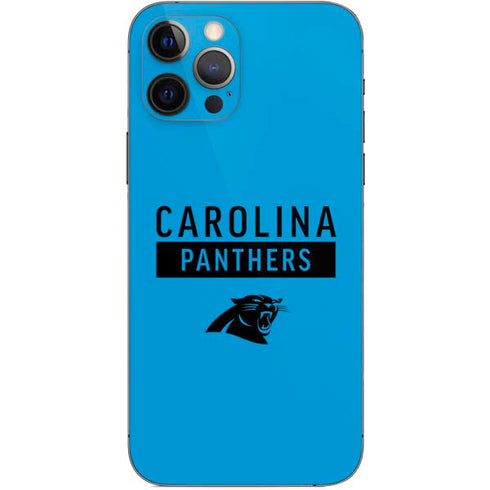 NFL Carolina Panthers Blue Performance Series iPhone 12 Pro Skin